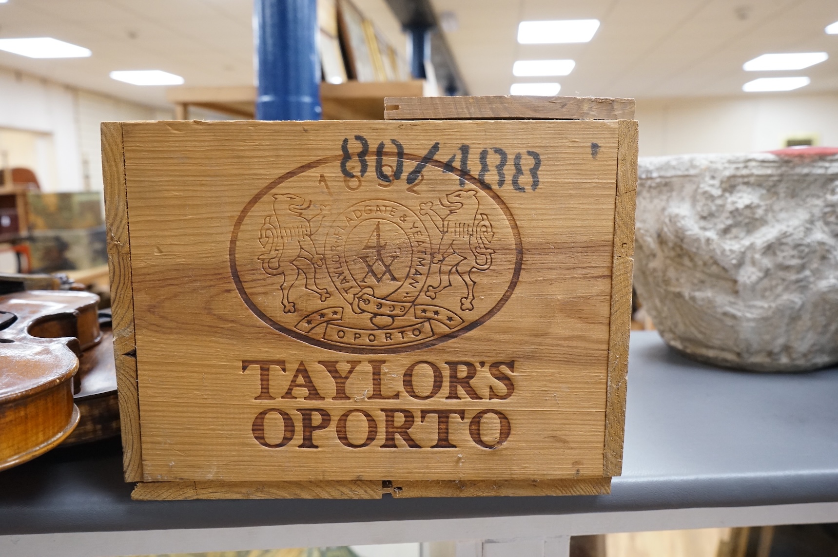 Ten bottles of vintage port, 7 x 1977 Taylor, 3 x 1985 Dows